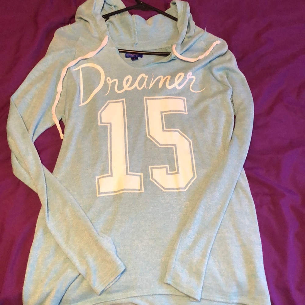 “Dreamer” Teal Hoodie Shirt